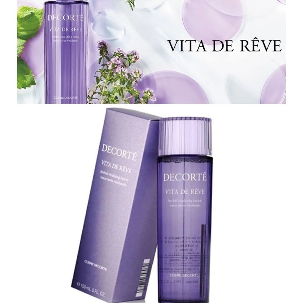 DECORTE Vita De Reve Herbal Vitalizing Lotion. 10oz. New in Box (NIB)